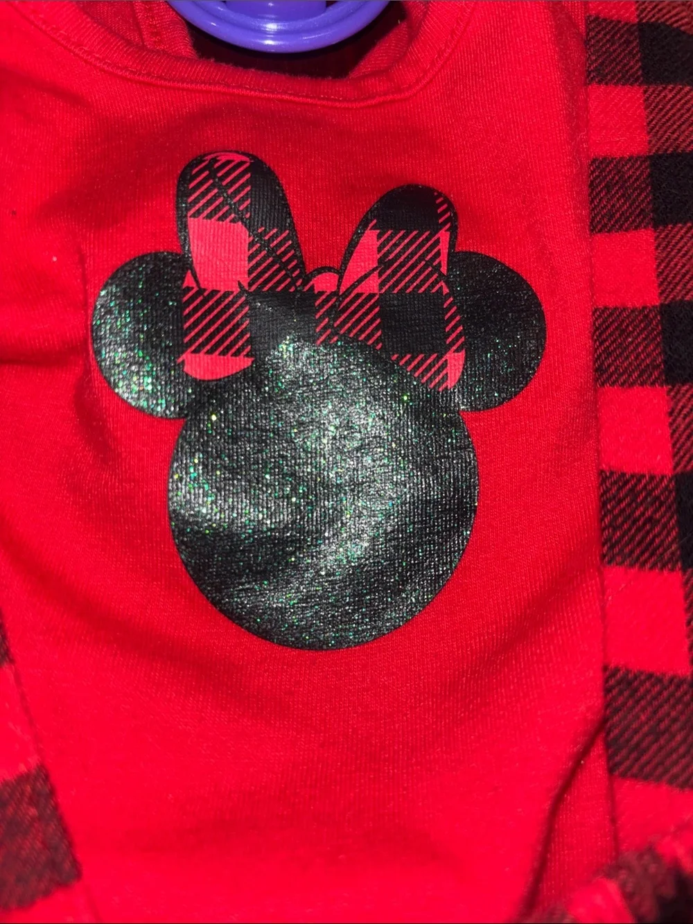 Red Black Buffalo Plaid Disney Minnie-Holiday Dress
